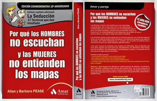 Por que los hombres no escuchan y las mujeres no entienden los mapas ISBN 978-84-9735-343-4