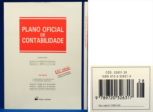 Plano Oficial de Contabilidade ISBN 972-0-32631-X