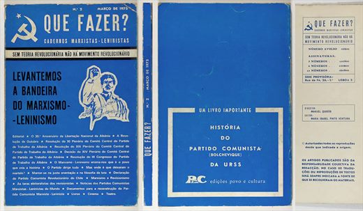 Que fazer - cadernos marxistas-lenilistas No.2 1975