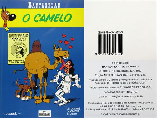 Rantanplan O Camelo ISBN 972-45-1432-3