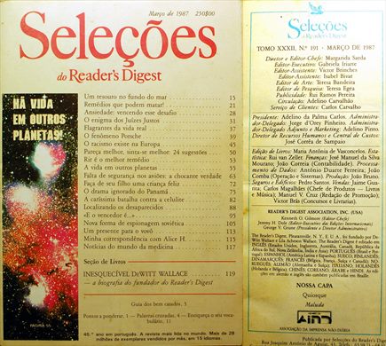 Readers Digest Seleccoes 1987-03 N191