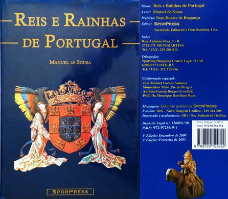 Reis e Rainhas de Portugal ISBN 972-97256-9-1