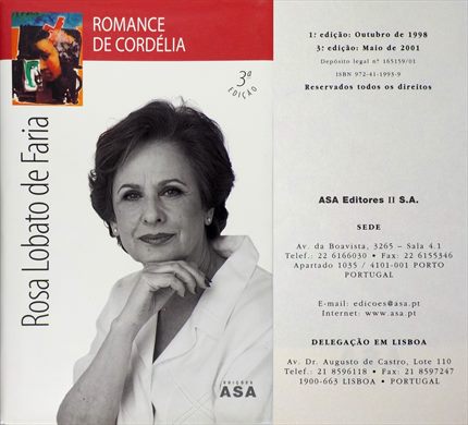 Romance de Cordelia (3ra edicao) ISBN 972-41-1993-9