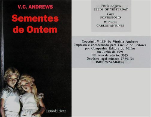 Sementes de Ontem ISBN 972-42-0900-8