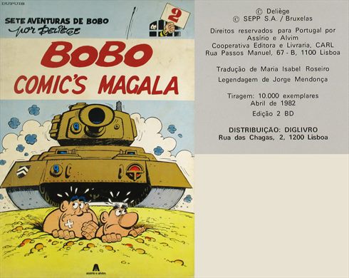 Sete Aventuras De Bobo 2 Bobo Comics Magala