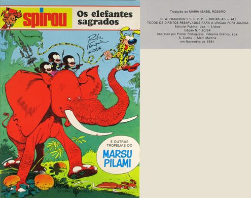 Spirou Os Elefantes Sagrados
