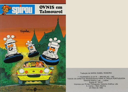 Spirou OVNIS em Talmourol