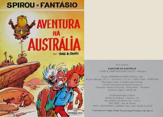 Spirou e Fantasio Aventura na Australia