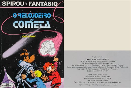 Spirou e Fantasio O Relojoeiro de Cometa