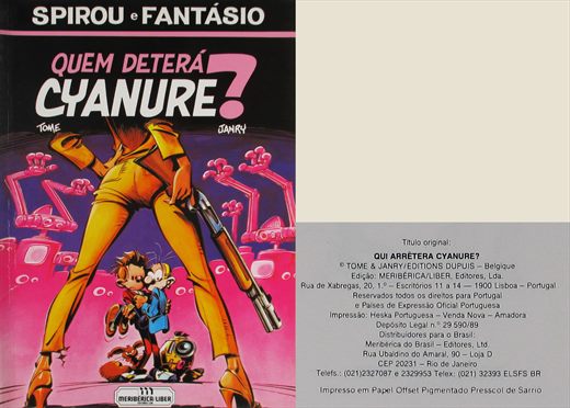 Spirou e Fantasio Quem Detera Cyanure