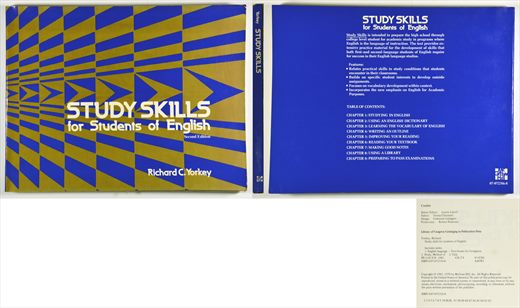Study skills for students of english ISBN 0-07-072316-8