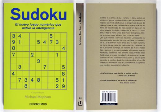 Sudoku ISBN 958-639-270-8