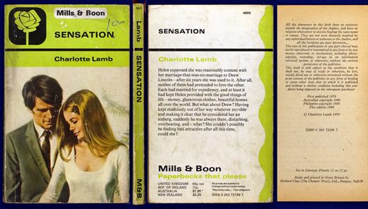 Sensation ISBN 0-263-73198-7