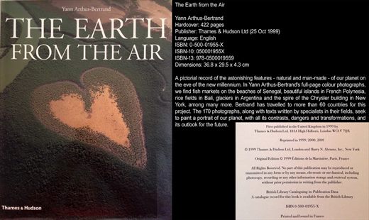 The Earth from the Air - ISBN 0-500-01955-X