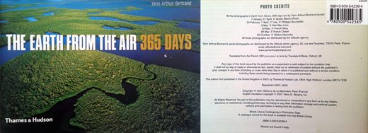 The Earth from the Air 365 Days - ISBN 0-500-54238-4