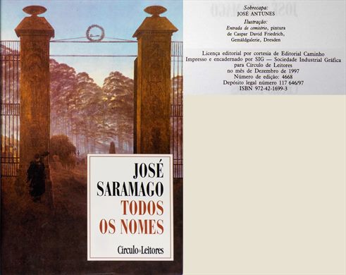 Todos os Nomes ISBN 972-42-1699-3