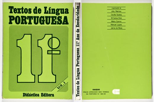 Textos de lingua portuguesa vol. 1 11o. ano