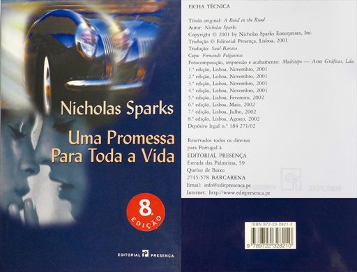 Uma Promessa Para Toda a Vida ISBN 972-23-2821-2