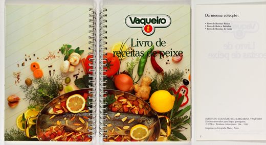 Vaqueiro - Livro de receitas de peixe 1989