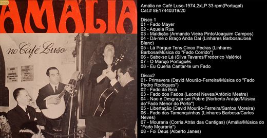 Amalia Rodrigues - Amalia no Cafe Luso