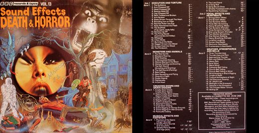 BBC Records and Tapes - Sound Effects - Death and Horror - Vol 13 - 1977