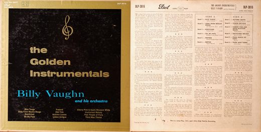 Billy Vaughn and His Orchestra - The Golden Instrumentals - 1956