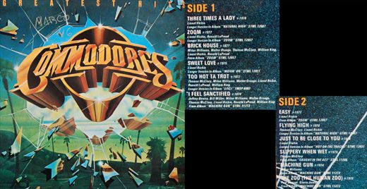 Commodores - Greatest Hits - 1978