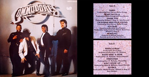 Commodores - Rock Solid - 1988