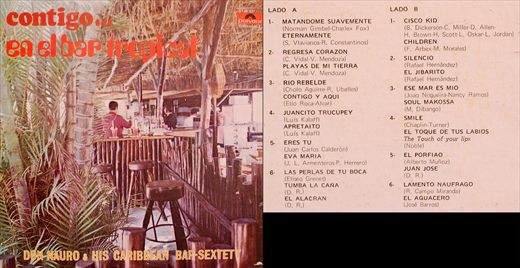 Don Nauro and His Caribbean Bar-Sextett - Contigo en el bar tropical - 1973