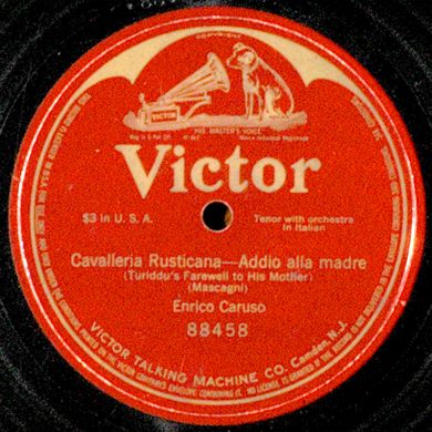 Enrico Caruso - Cavalleria Rusticana-Addio alla madre