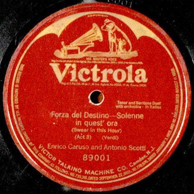 Enrico Caruso-Antonio Scotti - Forza del Destino-Solenne