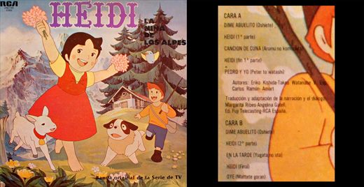 Heidi - La Nina de los Alpes - Banda Original de la Serie de TV - 1978