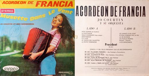 Jo Courtin y su Orquesta - Acordeon de Francia