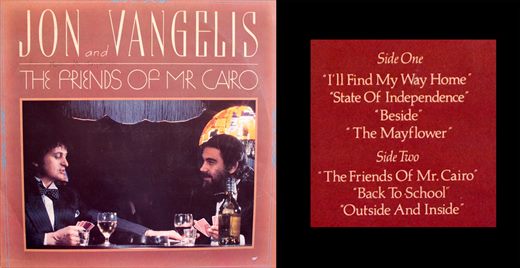 Jon and Vangelis - The Friends of Mr Cairo - 1982