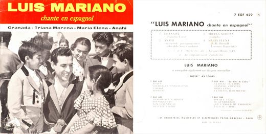 Luis Mariano - Chante en Espagnol - 1959