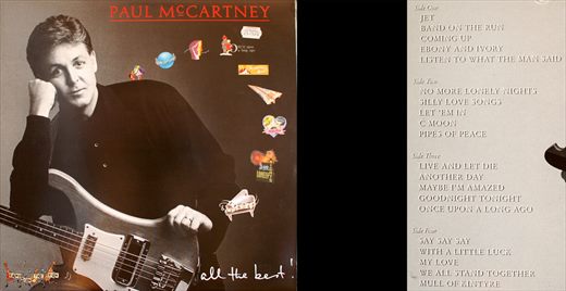 Paul McCartney - All the Best - 1987