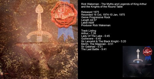 Rick Wakeman - The Myths and Legends of King Arthur and the Knights of the Round Table - 1975