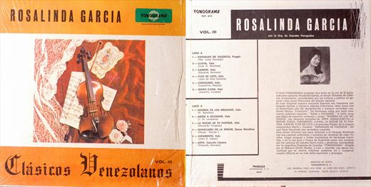 Rosalinda Garcia - Clasicos Venezolanos - Vol 3 - 1968