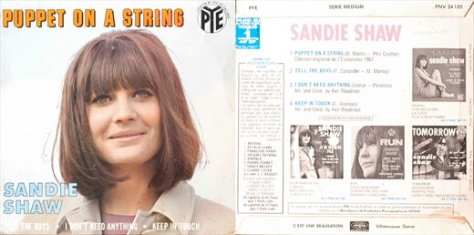 Sandie Shaw - Puppet on a String - 1967
