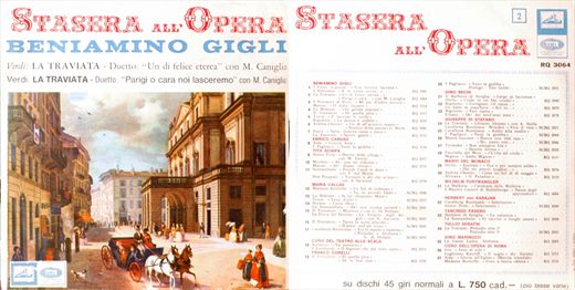 Stasera All Opera - Beniamino Gigli