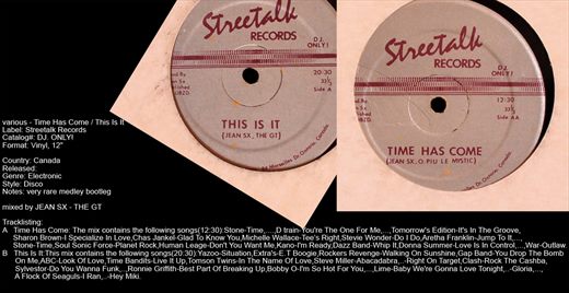 Streetalk Records - Time Has Come This Is It