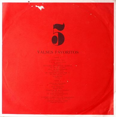 Various Artists - La Mejor Musica Popular Del Mundo - Disco 05 - Valses Favoritos