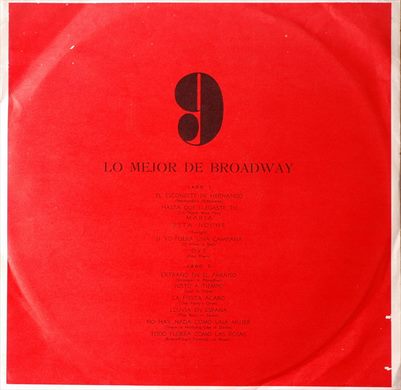 Various Artists - La Mejor Musica Popular Del Mundo - Disco 09 - Lo Mejor de Broadway