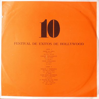 Various Artists - La Mejor Musica Popular Del Mundo - Disco 10 - Festival de Exitos de Hollywood