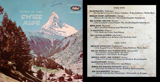 Various Artists - Music of the Swiss Alps - 1957