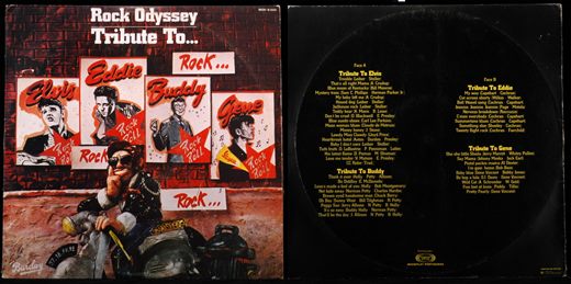 Various Artists - Rock Odyssey - Tribute To Elvis Eddie Buddy Gene - 1978