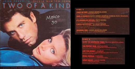 Various Artists - Two of a Kind - Original Motion Picture Soundtrack - 1983