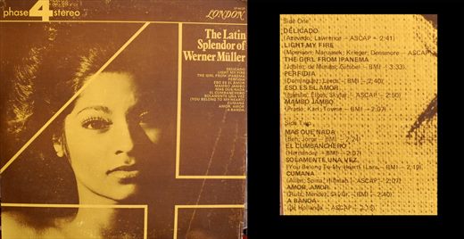 Werner Muller and His Orchestra - The Latin Splendor of Werner Muller - 1970