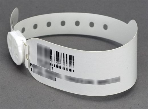 Pulseira hospitalar