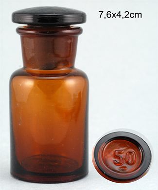 Frasco ambar 7,6cmx4,2cm